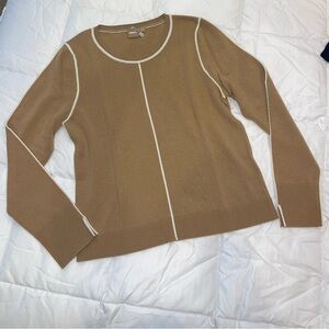 HUGO sweater with piping trim detail